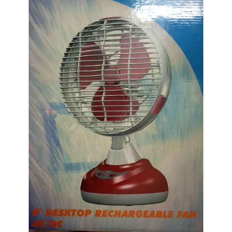 8 Inch Rechargeable AC/DC Fan +Battery | Shopee Malaysia