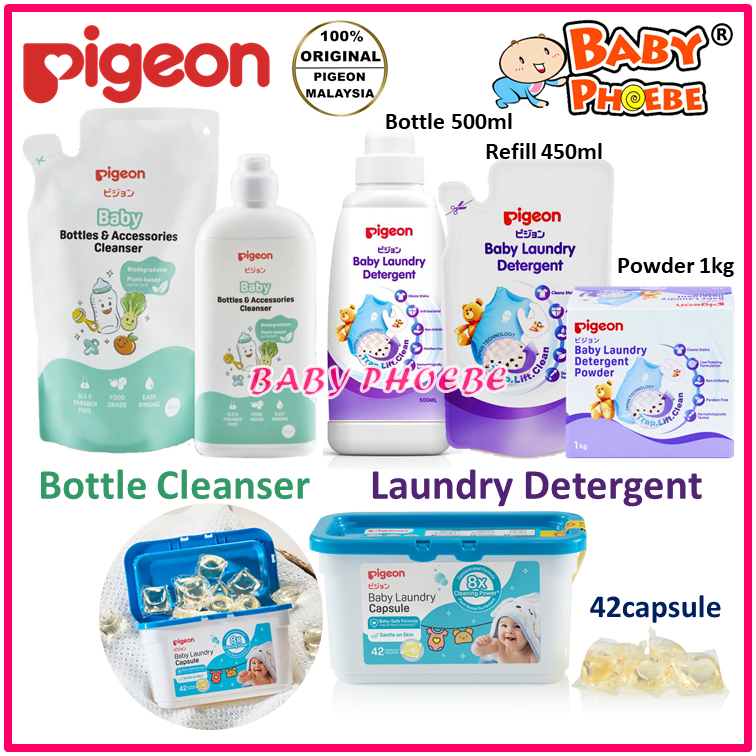 Pigeon Baby Bottle & Accessories Cleanser / Laundry Detergent / Laundry ...