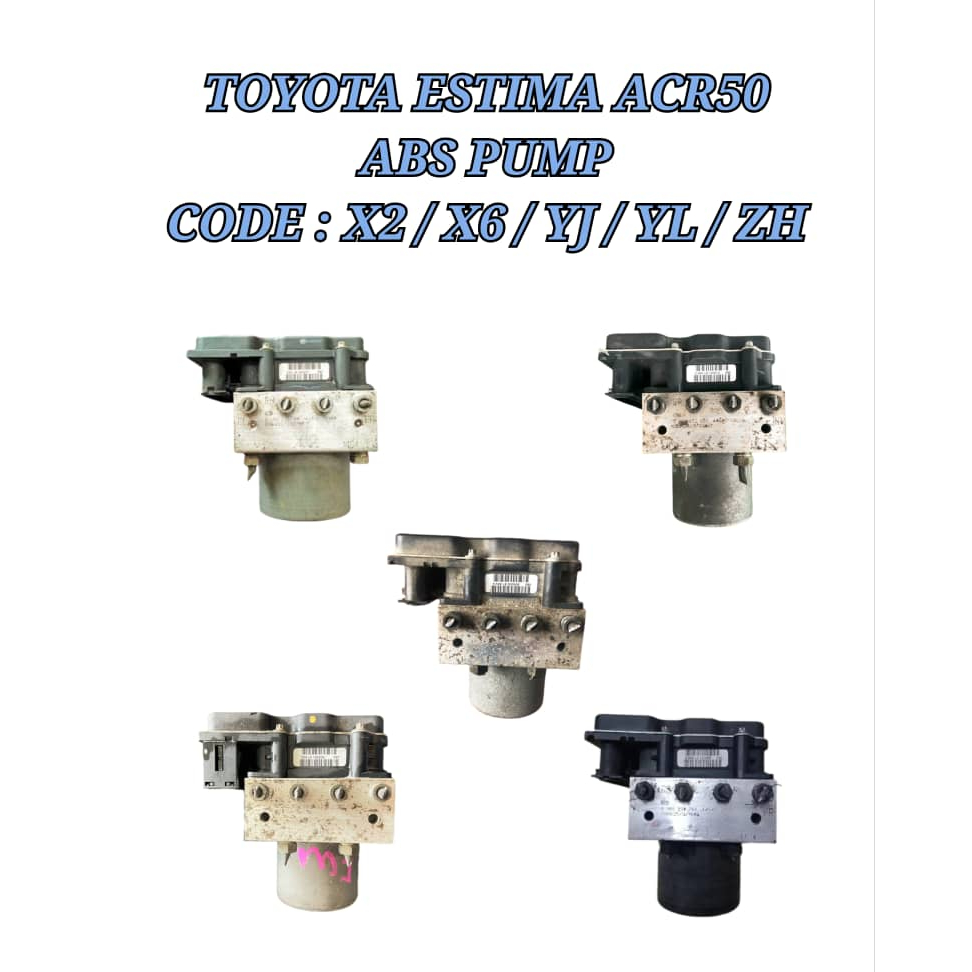 🇯🇵🇯🇵 ABS Pump / Anti-Lock Brake Toyota Estima Previa ACR50 06-19 ABS ...