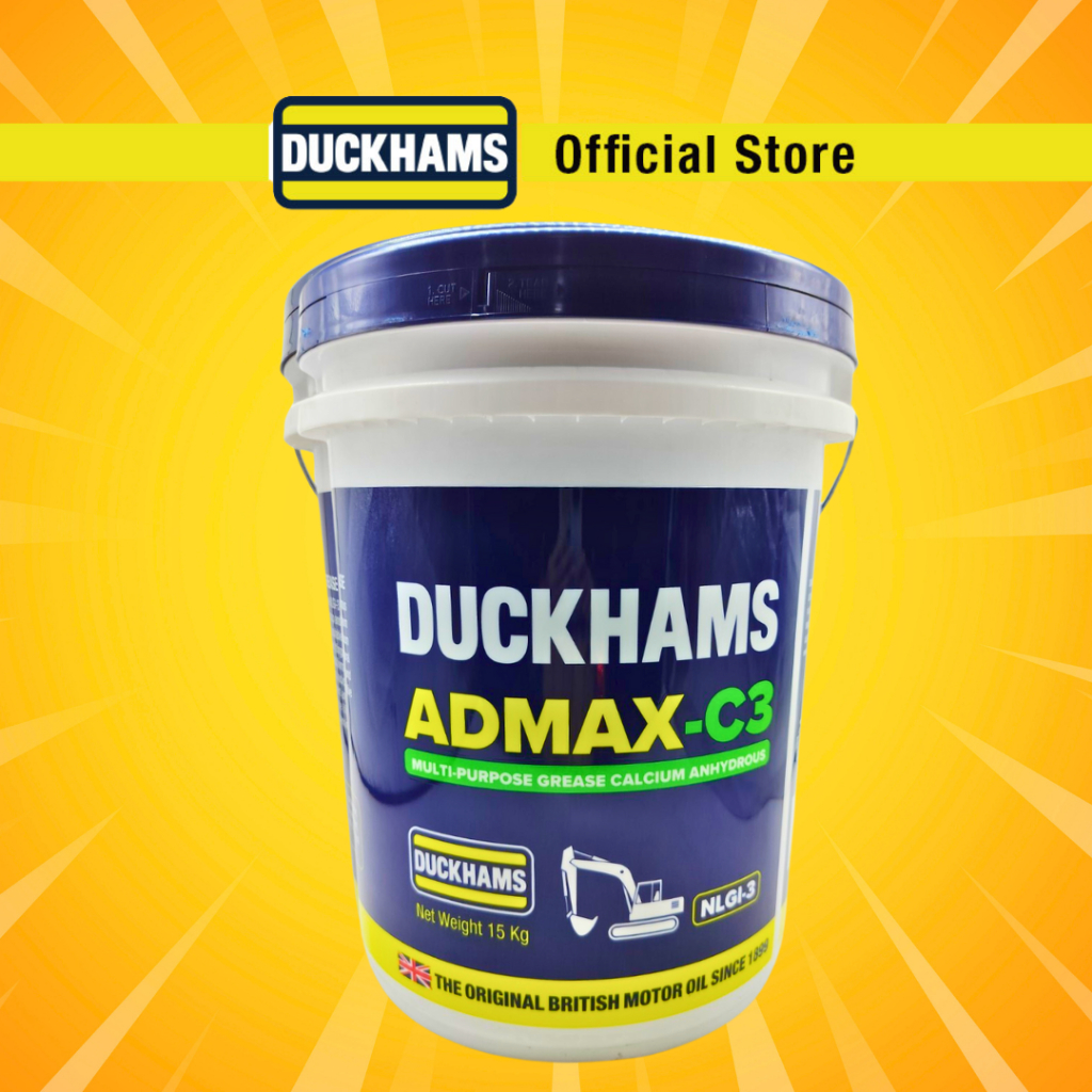 DUCKHAMS ADMAX C3 (15kg) Calcium Anhydrous Grease Multipurpose Grease ...