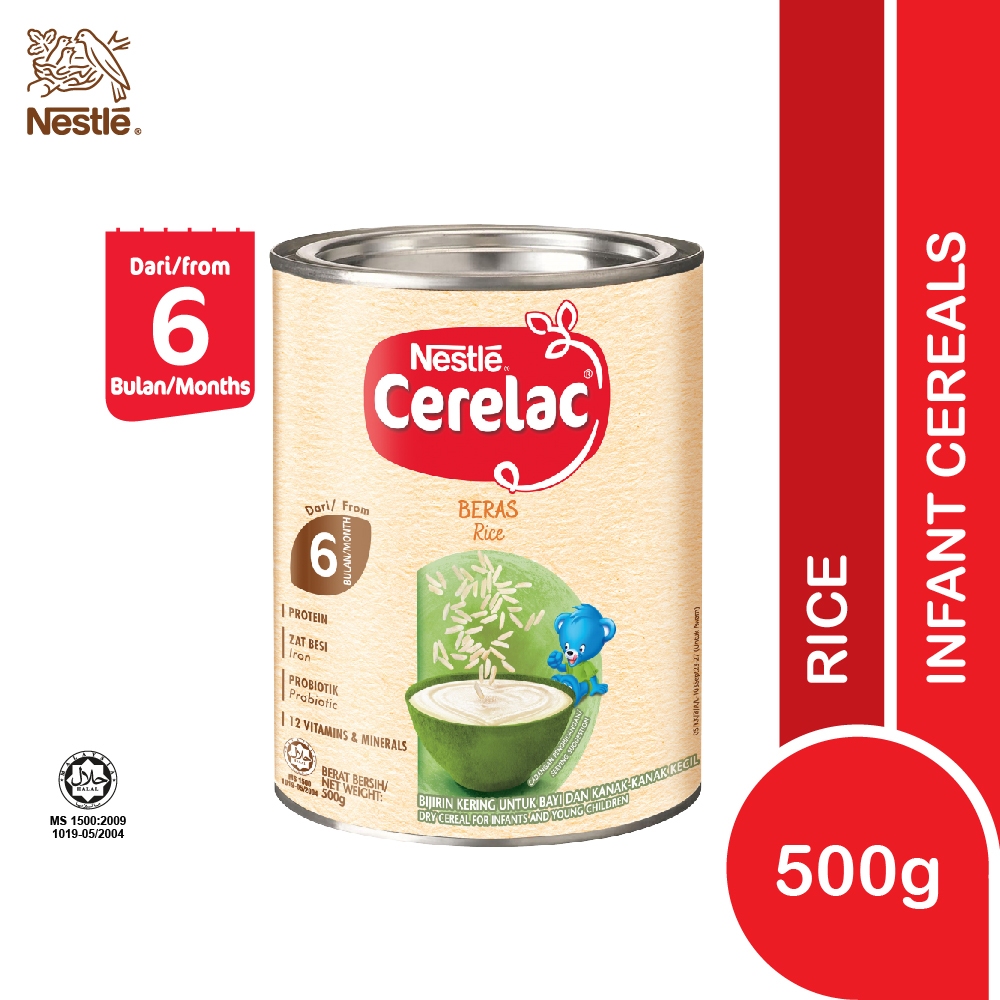 CERELAC Infant Cereals Rice 500g / CERELAC Bijirin Kering Beras 500g ...