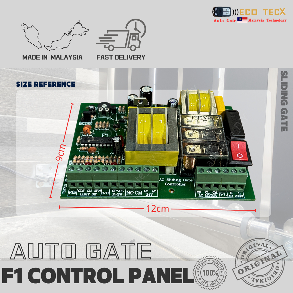 F1 AUTO GATE CONTROL PANEL BOARD FOR AC SLIDING AUTO GATE SYSTEM ...