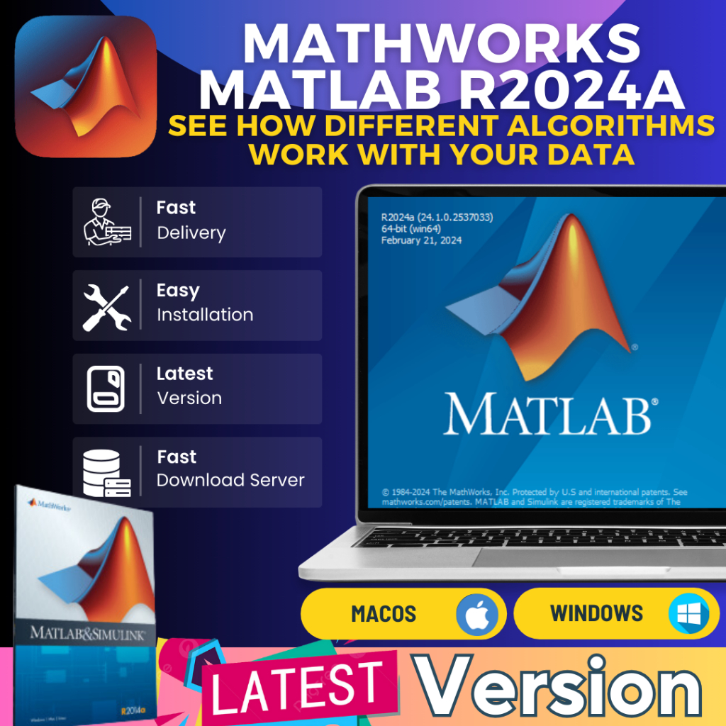 📀MathWorks MATLAB R2024a📀 | Windows | MacOS | Lifetime | Shopee Malaysia