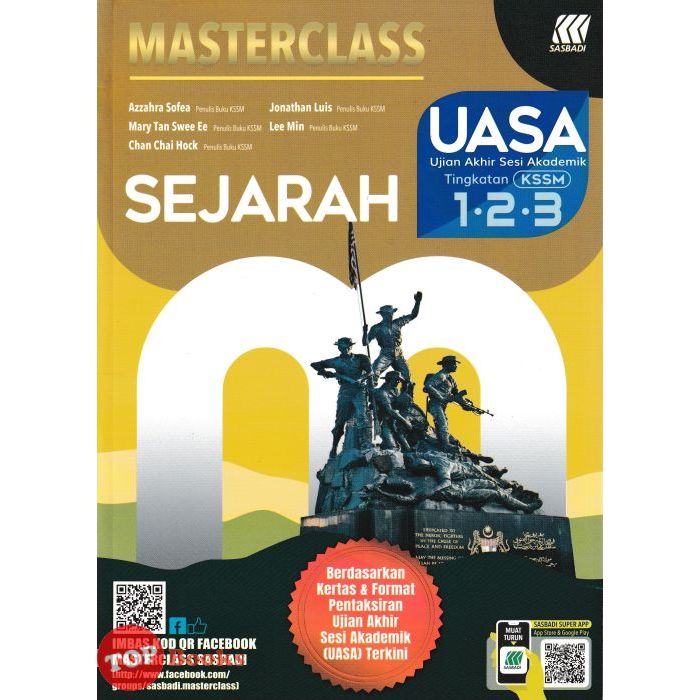 [TOPBOOKS Sasbadi] Masterclass UASA Sejarah Tingkatan 1 2 3 KSSM (2024 ...