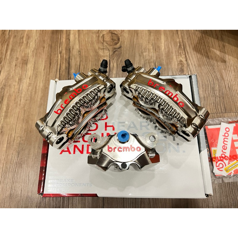 ORIGINAL BREMBO RACING GP4MS GP4-MS MONOBLOCK RADIAL BRAKE CALIPERS ...