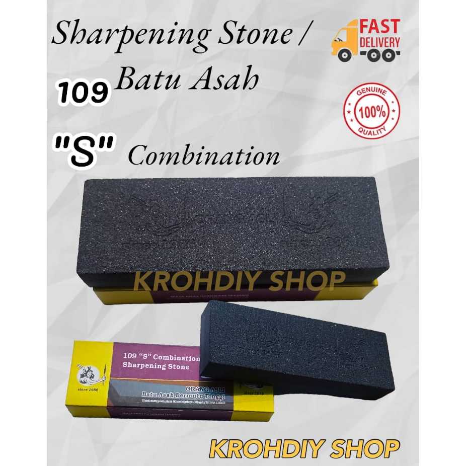 Orang Asli Batu Asah / Sharpening Stone Tapping Sharpener Kitchen Knife ...