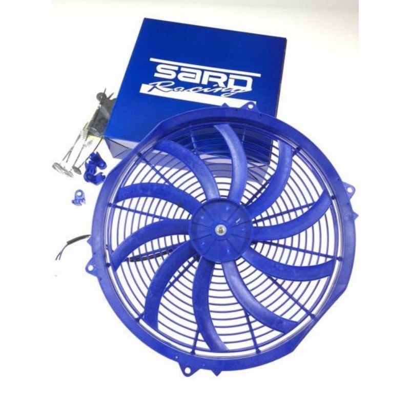 [ READY STOCK ] Sard radiator fan 16 inch blue color - electric fan ...