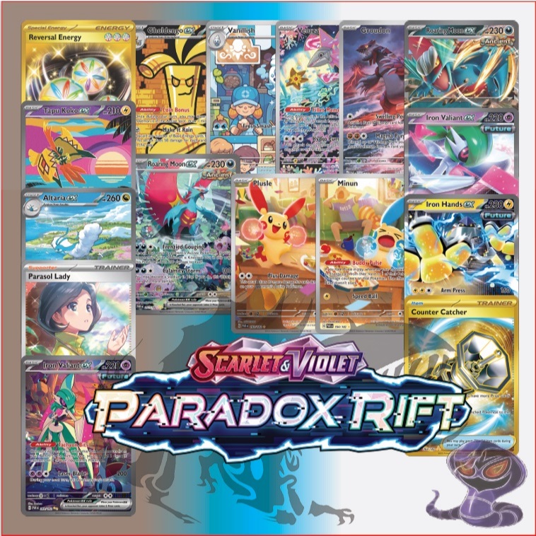 POKÉMON TCG : PARADOX RIFT SV04 Reverse Holo, Holo, Common, Uncommon ...