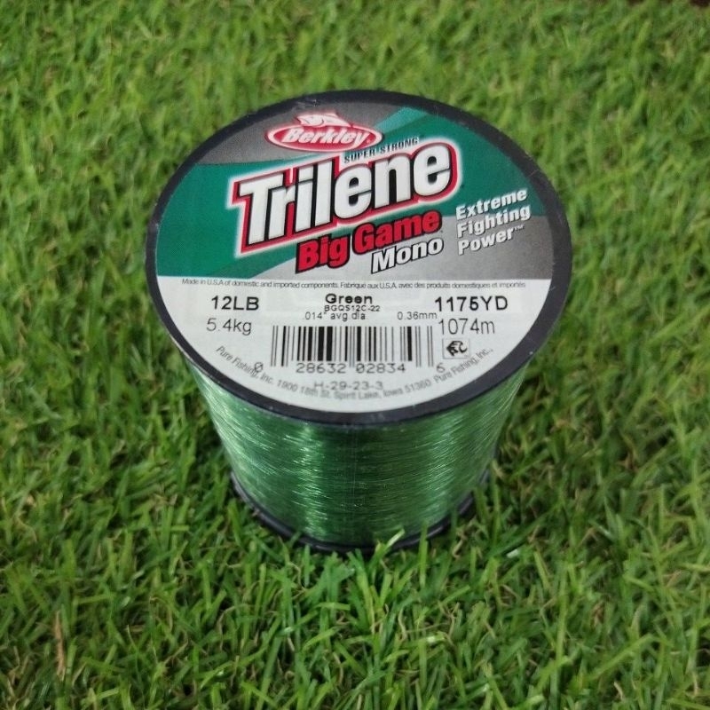 thumbnail image 2 of Berkley Trilene Big Game Fishing Line Green - 0.022in Diameter 0.55mm Monofilament 2 of 9