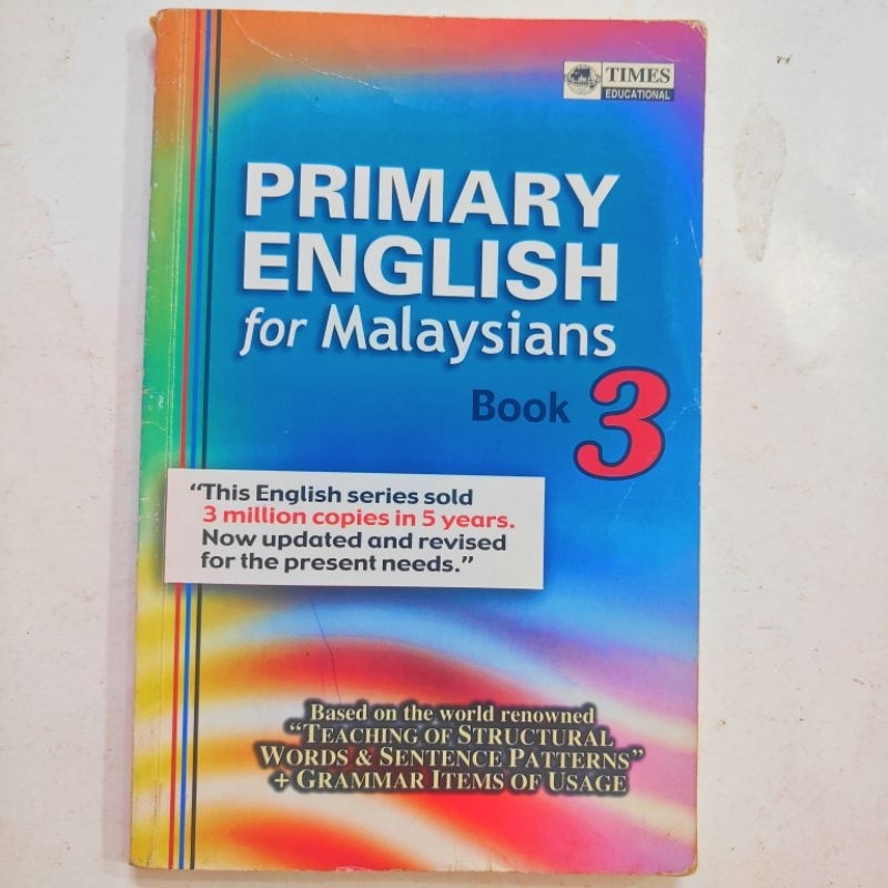 Used Book Primary English For Malaysia Book 3 Times Educational Grammar ...