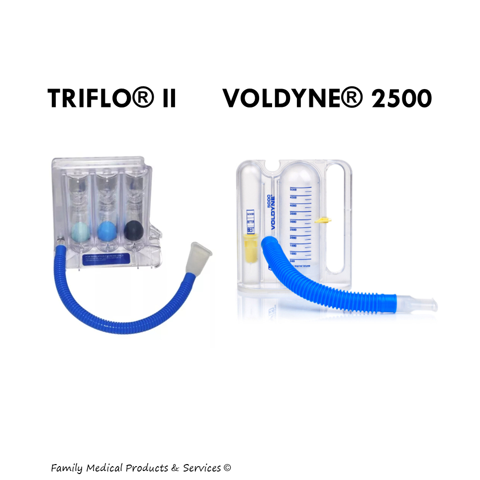 Hudson RCI TRIFLO® II Incentive Spirometer / VOLDYNE® 2500 Volumetric