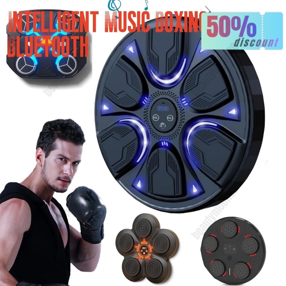 Safe materials Smart Music Boxing Machine+Half Finger Fist Wall Target ...