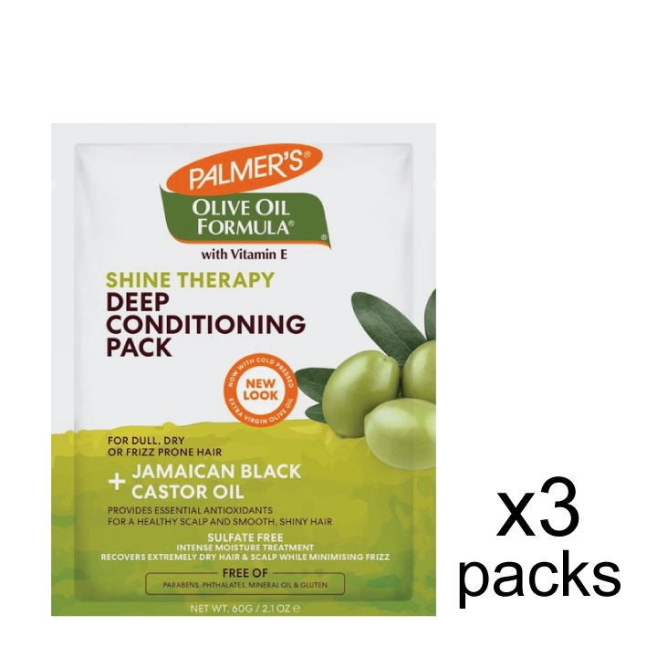 PALMER'S Olive Oil Formula Olive Oil Deep Conditioning Pack x3 packs