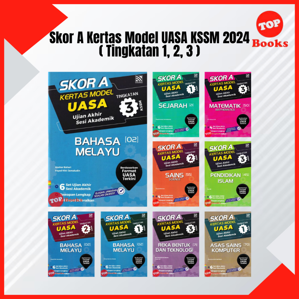 Topbooks Pelangi Buku Latihan Skor A Kertas Model Uasa Kssm