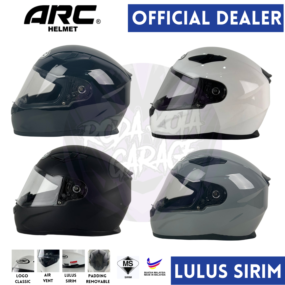 ARC Ritz Raptor Fullface Single Visor 2024 💯 ORIGINAL | Shopee Malaysia