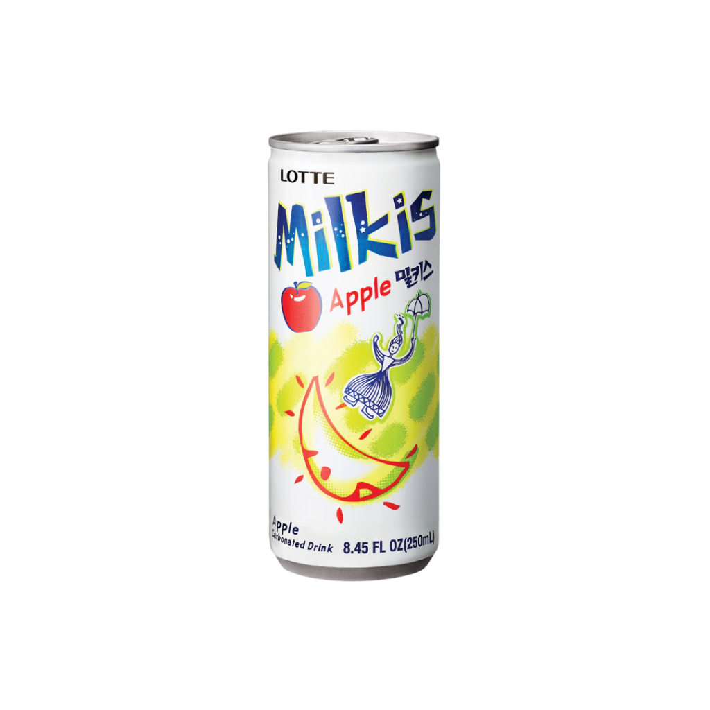 Lotte Milkis Apple (For Bundle Purpose Only) (250ml x 30 cans/1 Carton ...