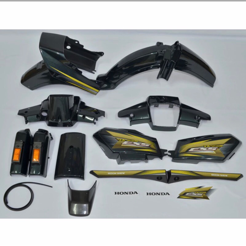Honda Ex5 / Ex5 Dream Body Cover Set (Siap Tampal Sticker)+Free Gift ...