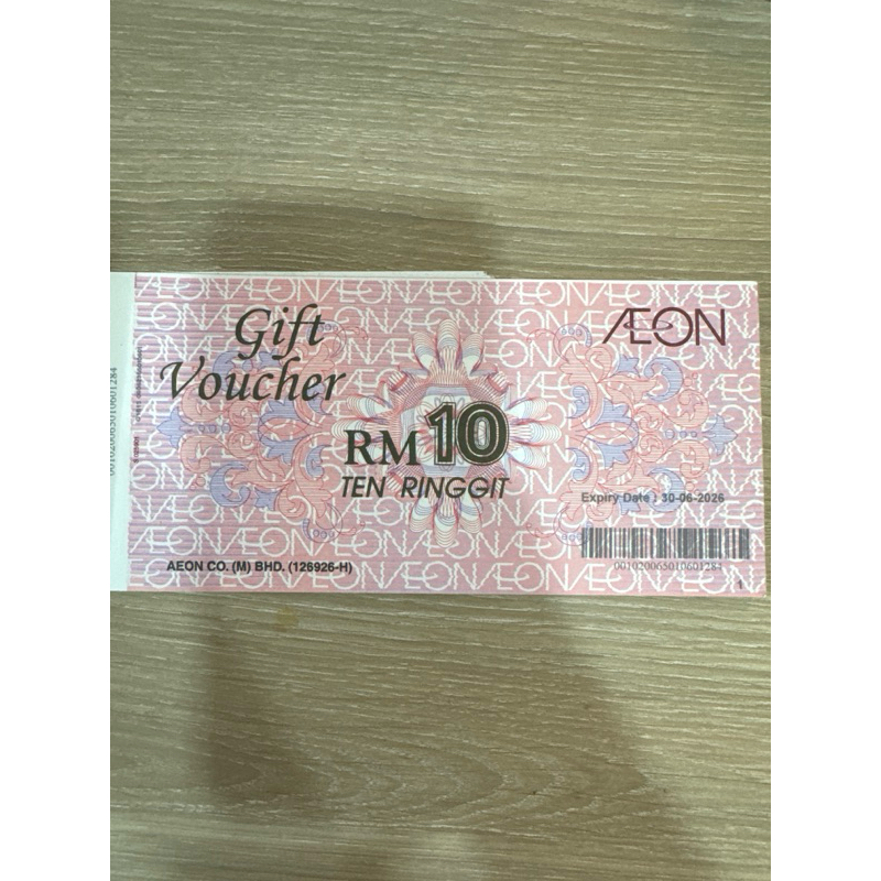 AEON GIFT VOUCHER RM10 EXPIRED 2026 | Shopee Malaysia