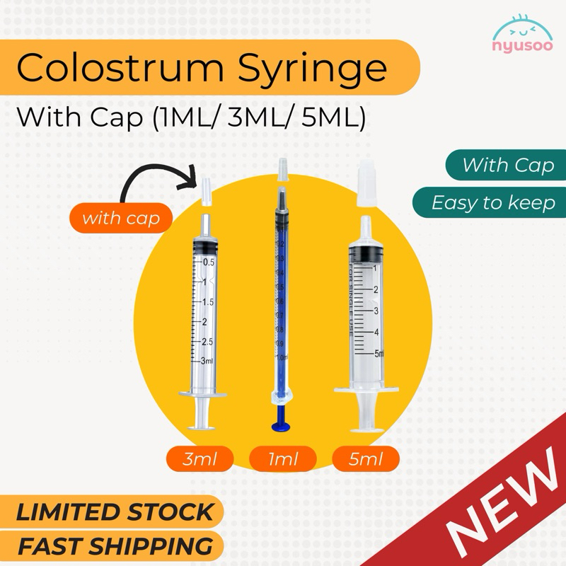 COLOSTRUM SYRINGE WITH CAP 1ML/3ML/5ML Shopee Malaysia
