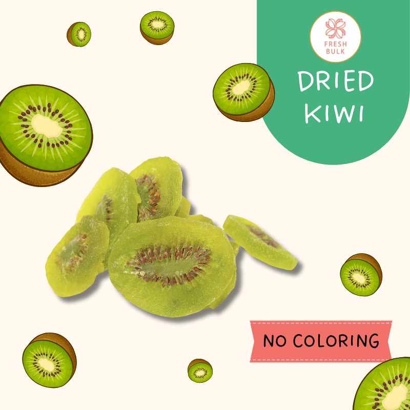Fresh Bulk NATURAL Dehydrated Kiwi Original Dried Kiwi No Coloring