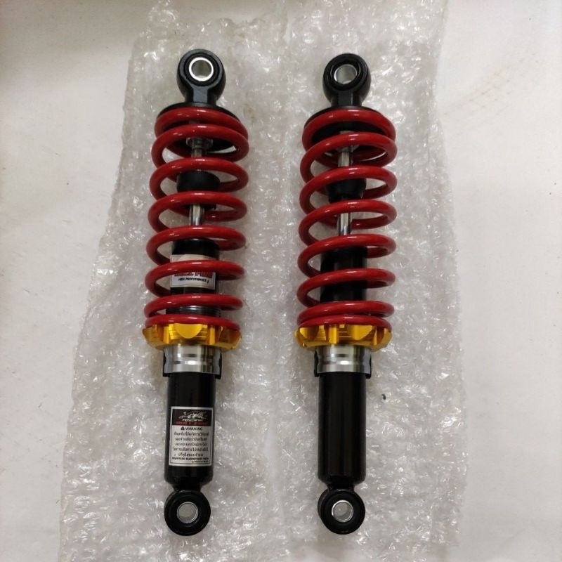280MM RED SINGLE SPRING SHOCK ABSORBER BULL FIRE MADE IN THAILAND ...