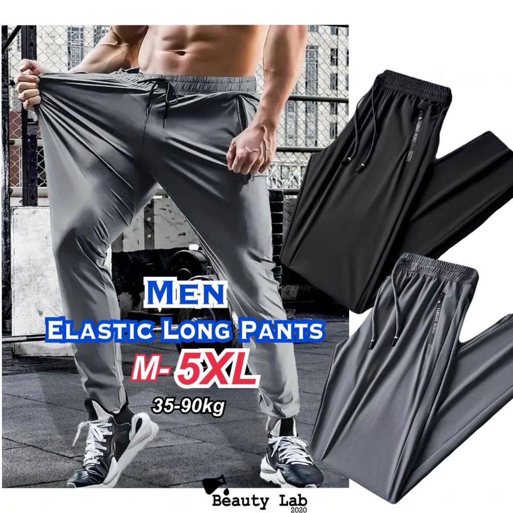 M-5XL Pants Men Seluar Lelaki Seluar Panjang Sukan Lelaki Sport Gym ...