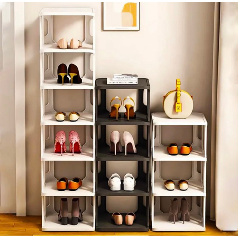 Shoe Rack Household Entrance Large Plastics Shelf Storage Saving Metal ...