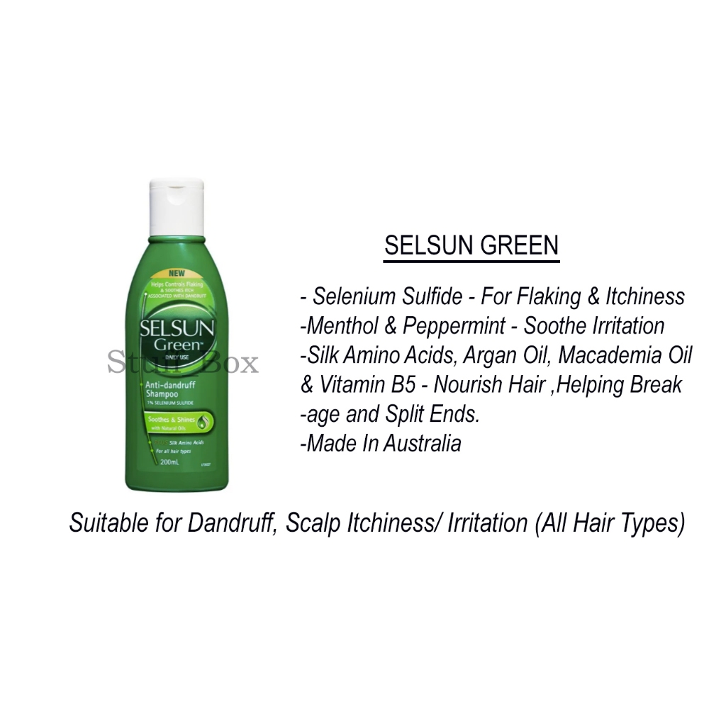 [READY STOCK] Selsun Green Scalp Care Combo (For Dandruff/ Itchiness ...