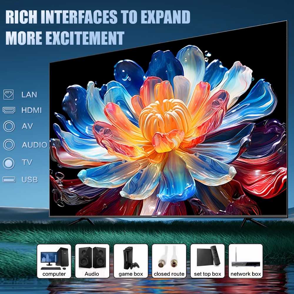 2024new Smart 4K Ultra HD TV 26 inches Home Theater,Cost-effective LED ...