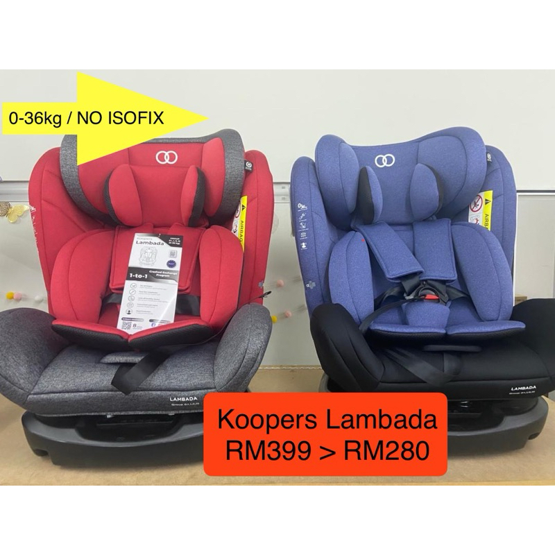 Koopers lambada isofix deals