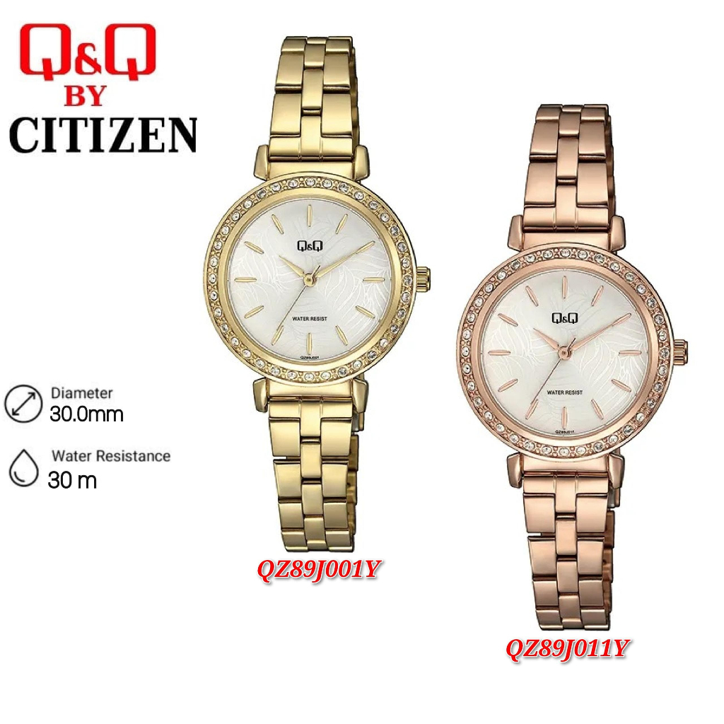 Q&Q Japan By Citizen QZ89 Analog Ladies Watch | Shopee Malaysia