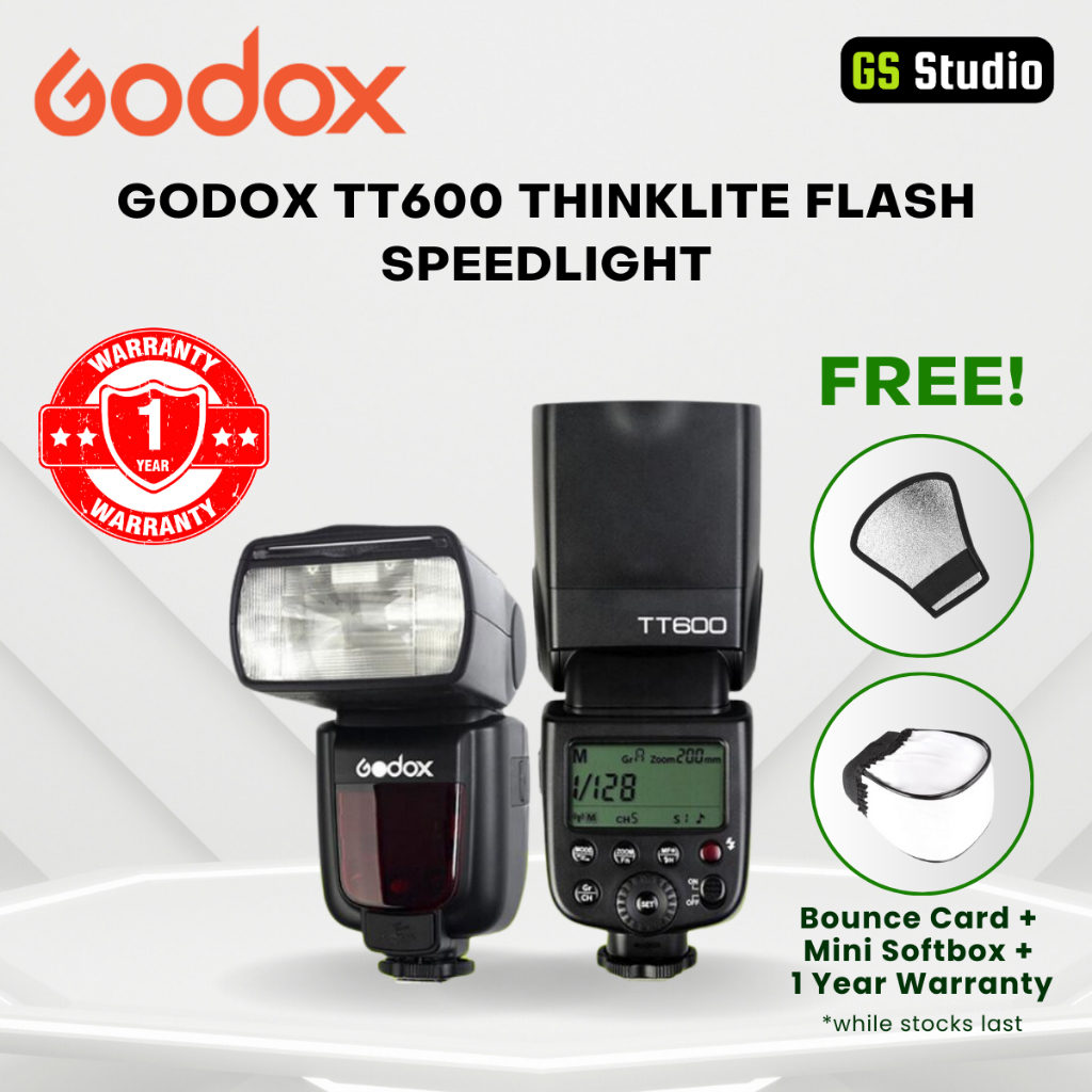 Godox TT600 Thinklite Flash 2.4G Wireless Camera Flash Speedlite For ...