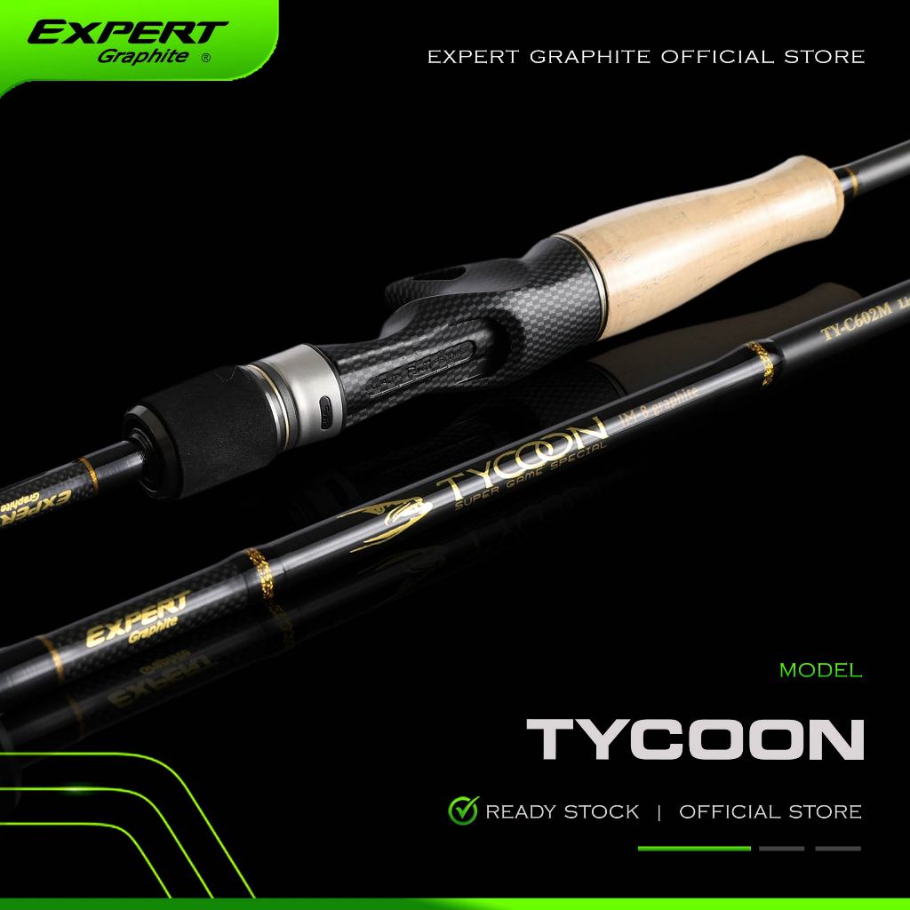 Expert Graphite Tycoon FRESHWATER Fishing Rod | Shopee Malaysia