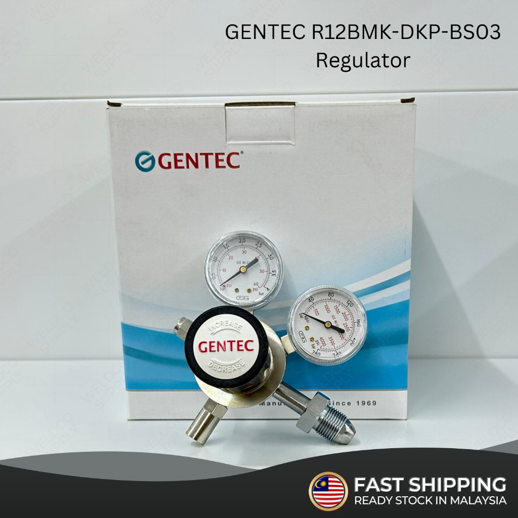 GENTEC R12BMK Series High Purity Low Flow Gas Regulator | Shopee Malaysia