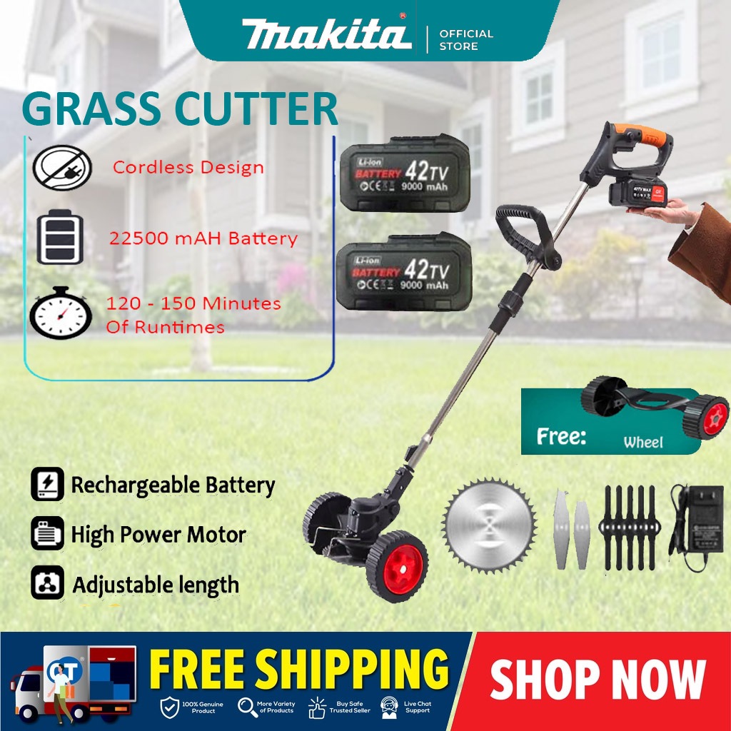 MAKITA Grass Cutter Mesin Rumput Pemotong Mesin Rumput Cordless Grass ...