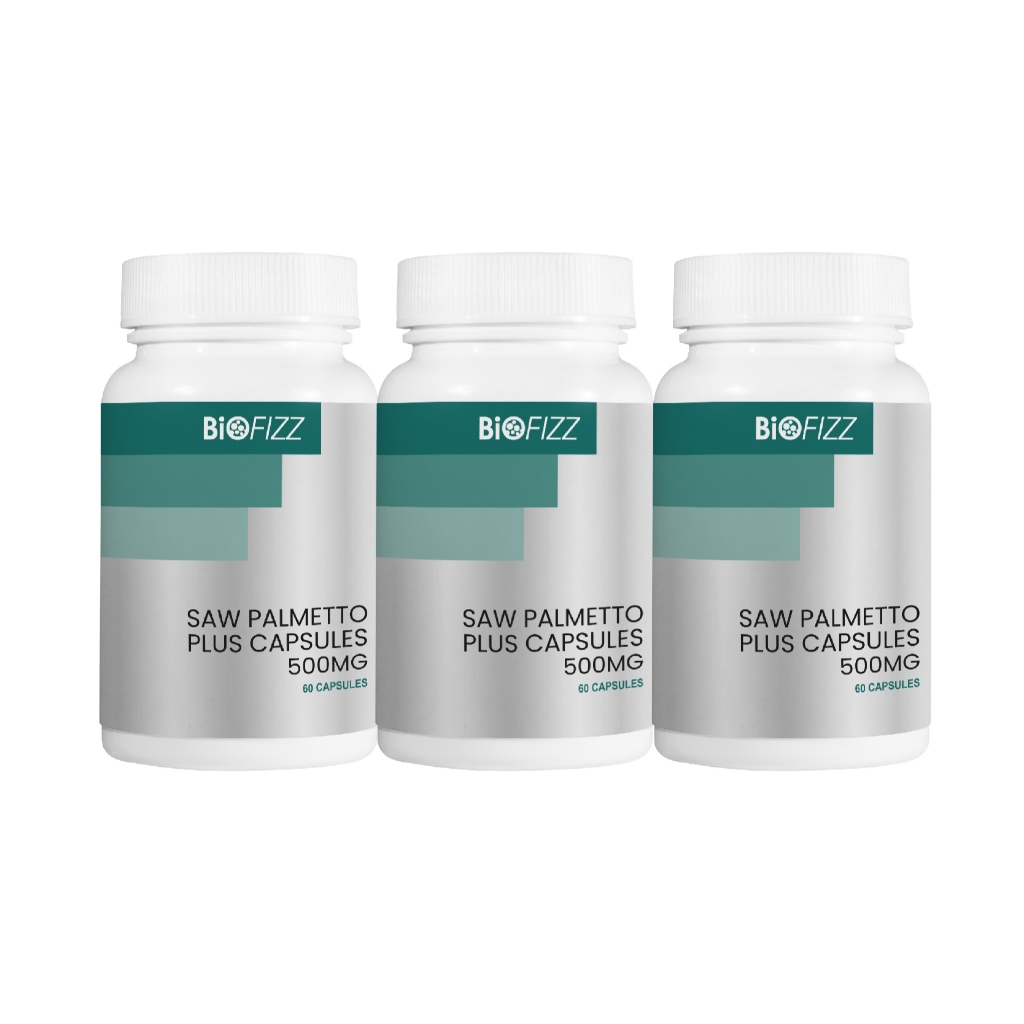 Biofizz Saw Palmetto Plus Capsule 500mg (60'S X 3) | Shopee Malaysia