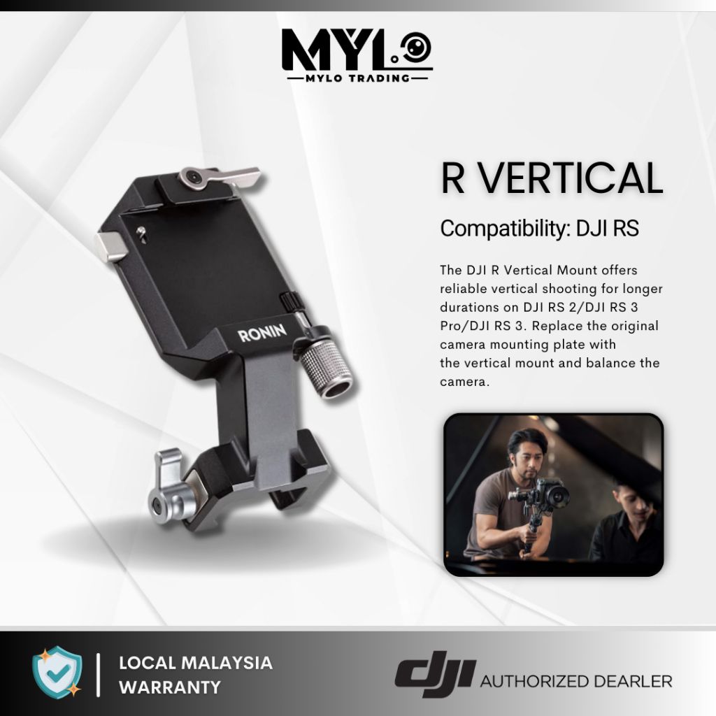 (READY STOCK) DJI R Vertical Camera Mount for DJI RS 4 & DJI RS 4 PRO