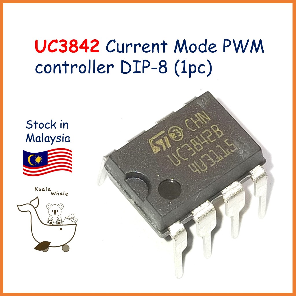 UC3842 UC3842B 3842 IC Current Mode PWM controller DIP-8 (1pc) | Shopee ...