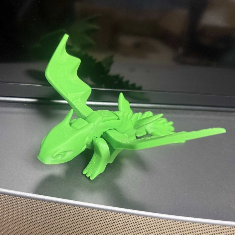 3D printed Toothless How to Train Your Dragon full body joint movable ...