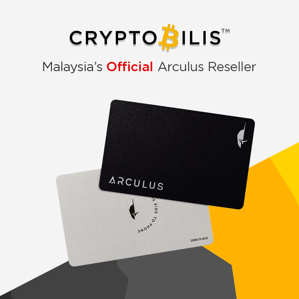 Arculus Cold Storage Wallet - Authorized Reseller (CryptoBilis)  Cryptocurrency Hardware Wallet | Shopee Malaysia