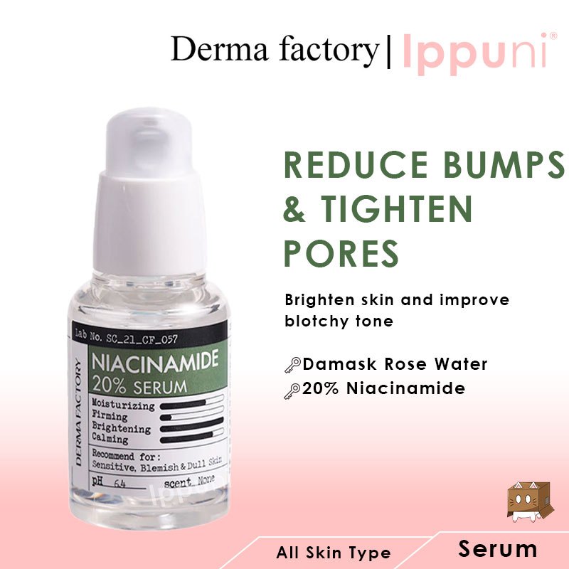 DERMA FACTORY Niacinamide 20% Serum 30ml | Shopee Malaysia
