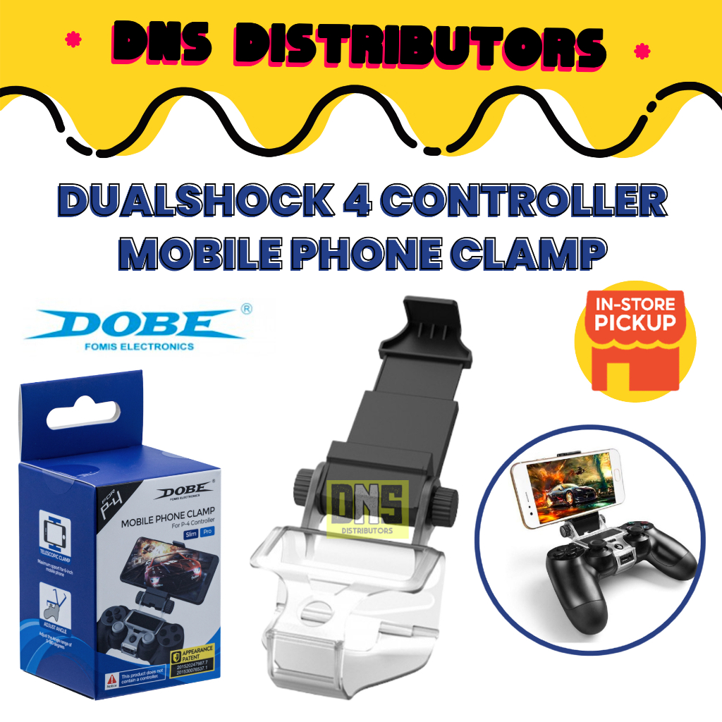 PS4 DOBE Mobile Phone Clamp Smart Phone Controller Clip DS4 Mount DS4