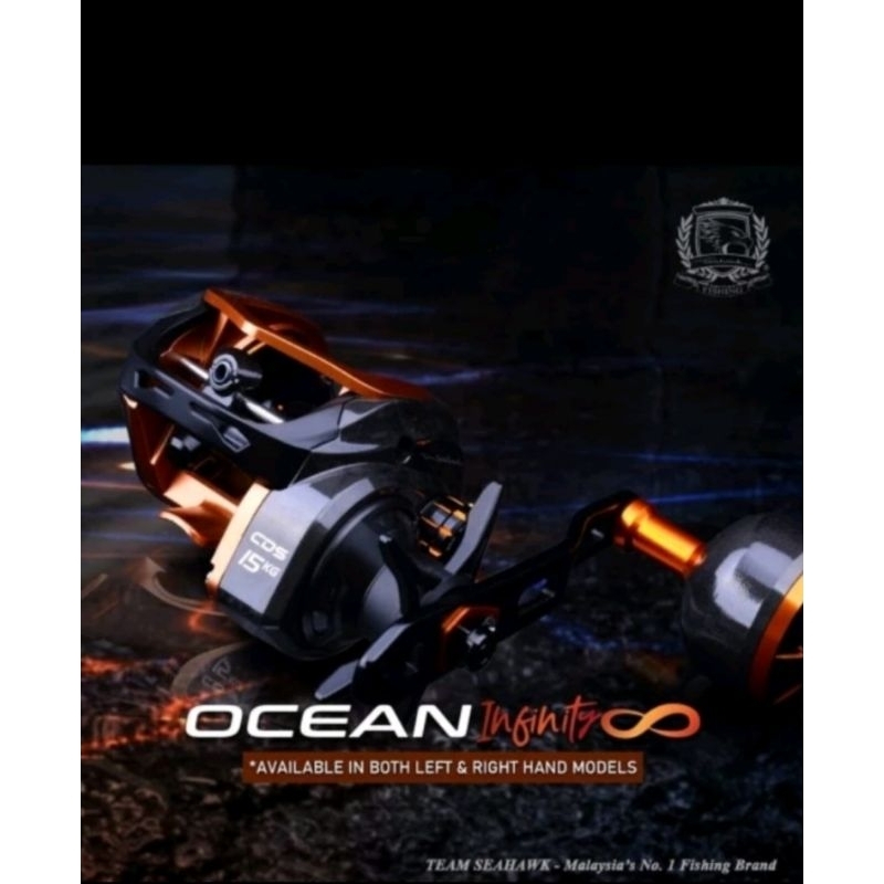 SEAHAWK OCEAN INFINITY OVERHEAD BC JIGGING FISHING REEL | Shopee Malaysia
