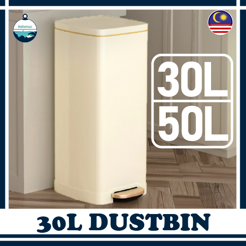Dustbin Kitchen Tong sampah besar dustbin 30L 50L large size Garbage ...