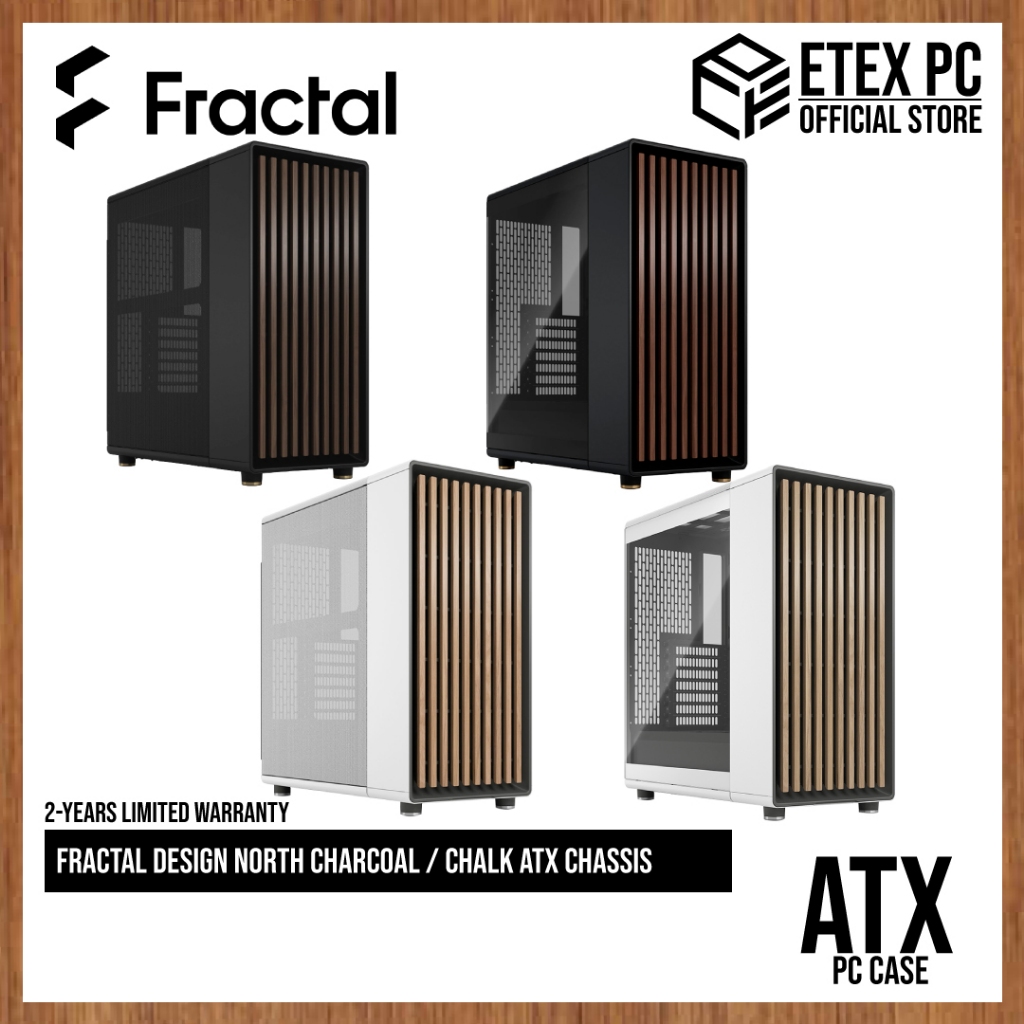 Fractal Design North Charcoal / Chalk ATX Chassis ( Mesh / TG Dark / TG ...