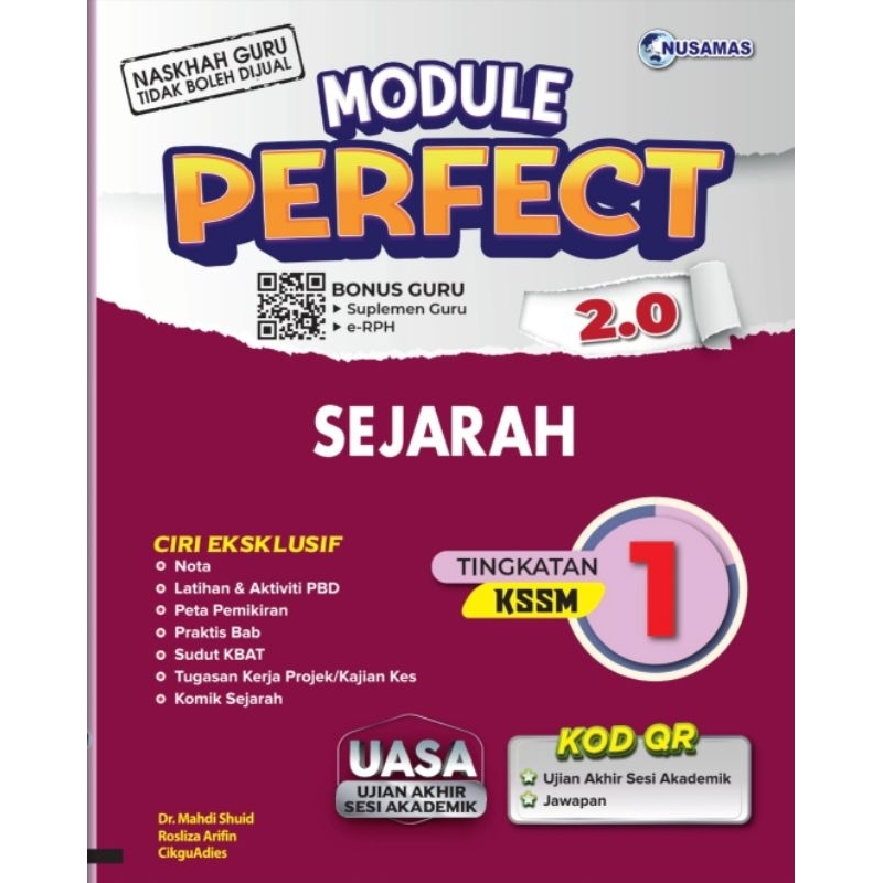 [2024] Buku Latihan Module Perfect 2.0 Sejarah Tingkatan 1 KSSM ...