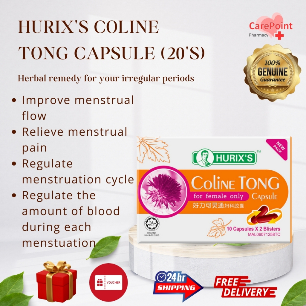 Hurix's Coline Tong Capsule (20's) | Shopee Malaysia