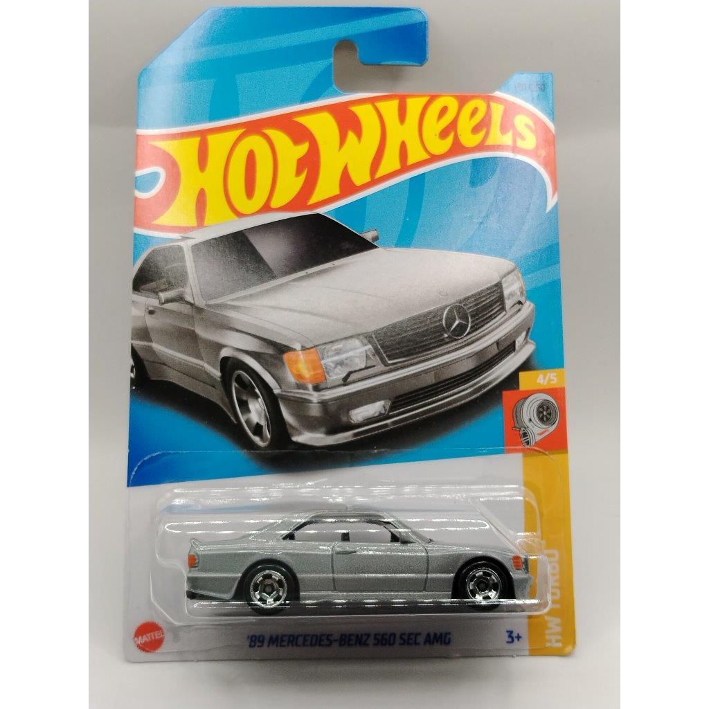 Hot Wheels Mercedes 500SL Bleu-gris 2000 - Modèle Collector #134 - 1:64 - Boîte Fermée