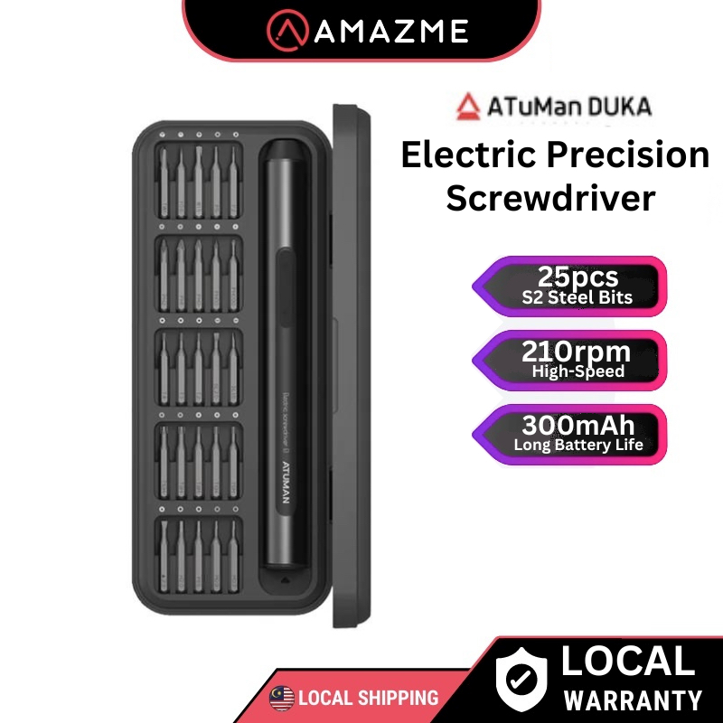 Duka Type-C Atuman Electric Precision Screwdriver Kit (25 Pcs) E1 ...