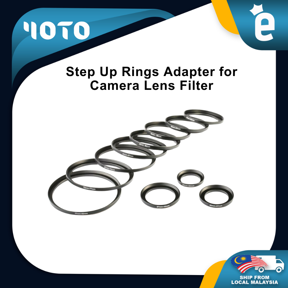 Step Up Rings Adapter for Camera Lens Filter | Shopee Malaysia